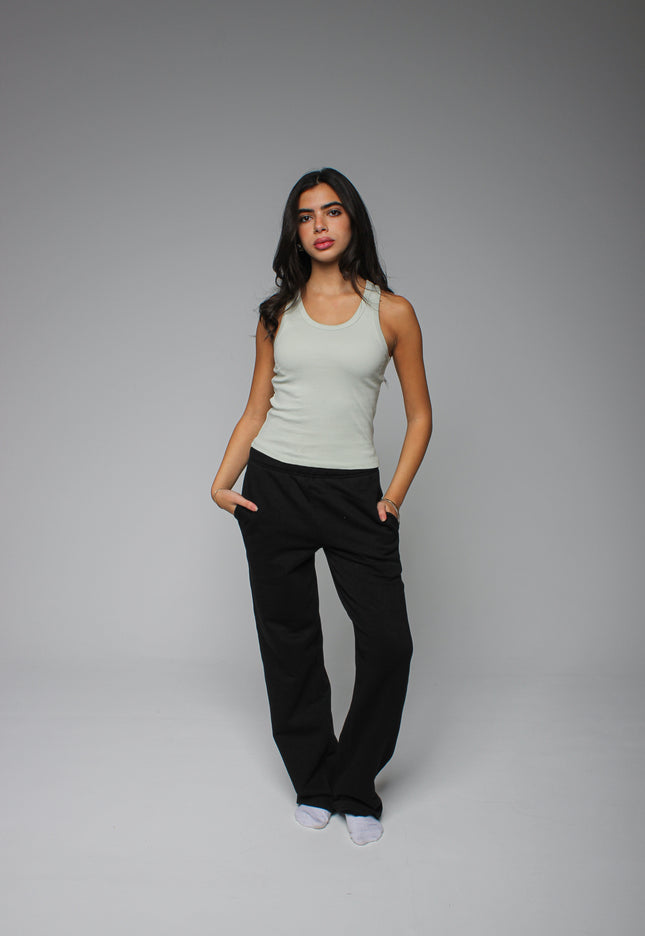 Ribbed Thick Strap Basic Top