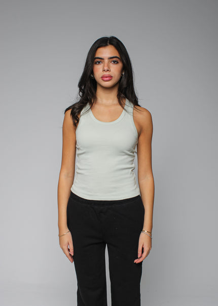 Ribbed Thick Strap Basic Top