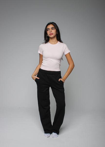 Ribbed Fitted Half Sleeve Top