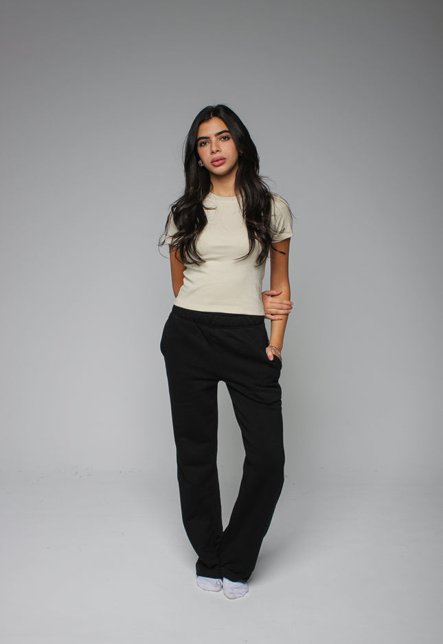 Ribbed Fitted Half Sleeve Top