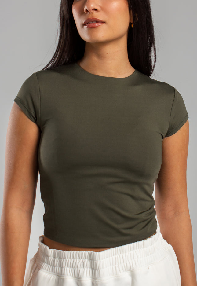 Double Layer Half Sleeve ComfortFlex™ Top