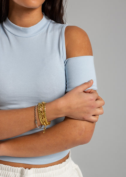 Off Shoulder Neck Top