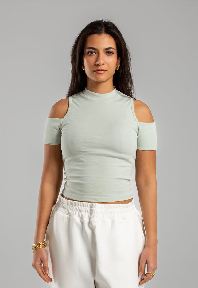 Off Shoulder Neck Top