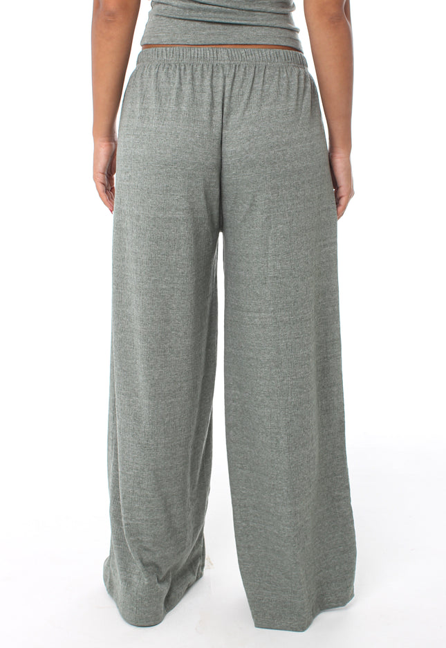Wide Leg Textured Pants
