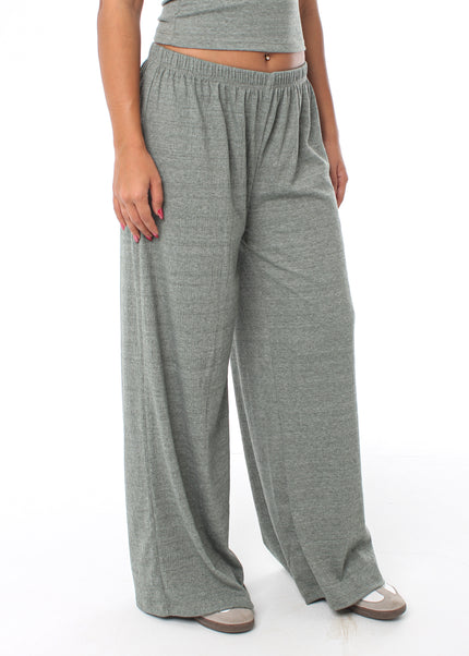 Wide Leg Textured Pants