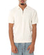 Knitted Quarter Zip Polo T-Shirt