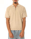 Knitted Quarter Zip Polo T-Shirt
