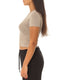 Ribbed Fitted Half Sleeve Top