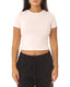 Ribbed Fitted Half Sleeve Top
