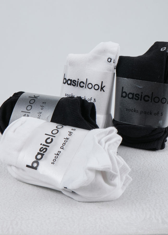 Kids Basic Socks Pack of 3