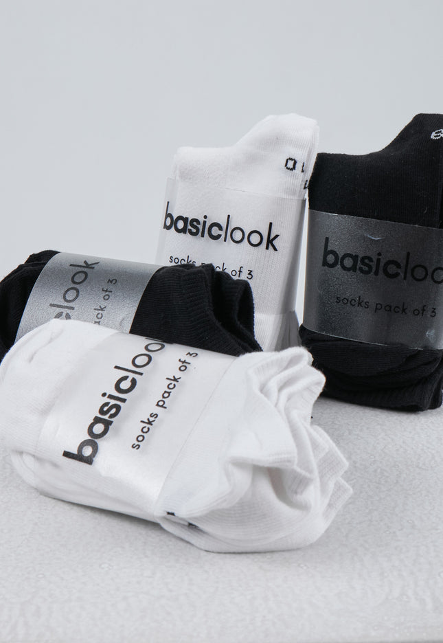 Kids Basic Socks Pack of 3