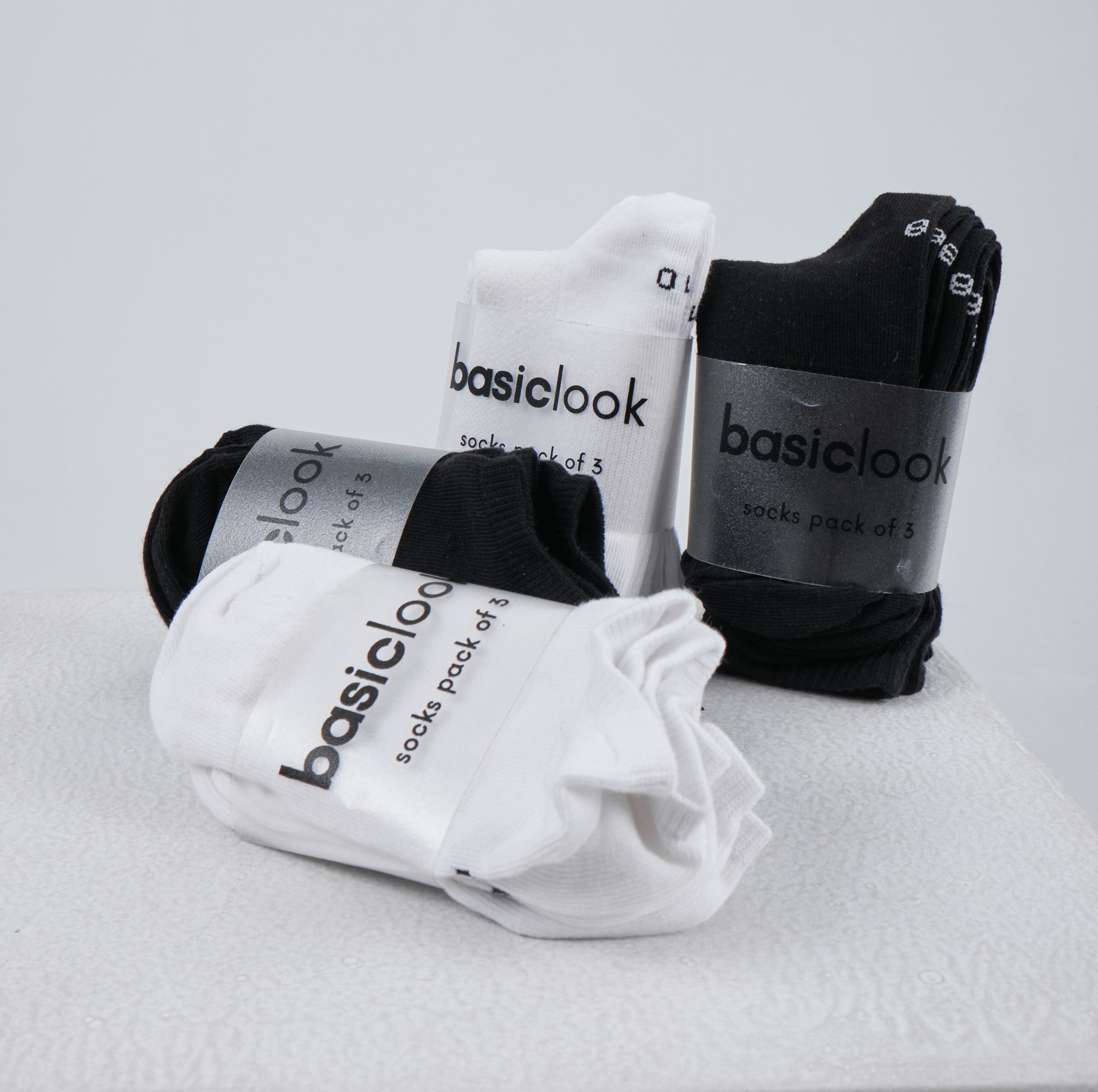 Basic Socks Pack of 3 - Highest Quality & Most Affordable – The Basic Look