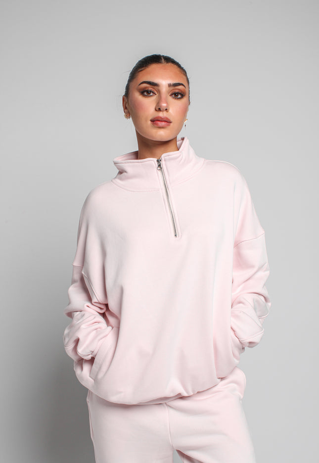 Oversized Zipper Neck Milton™ Sweater