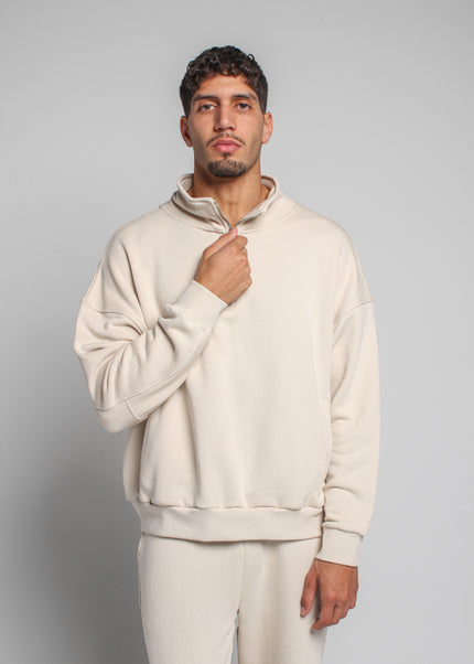Oversized Zipper Neck Milton™ Sweater