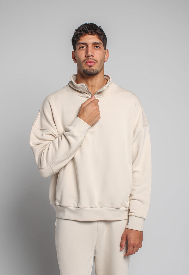 Oversized Zipper Neck Milton™ Sweater