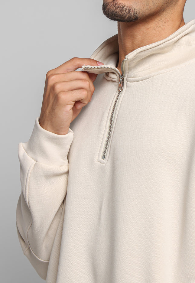 Oversized Zipper Neck Milton™ Sweater