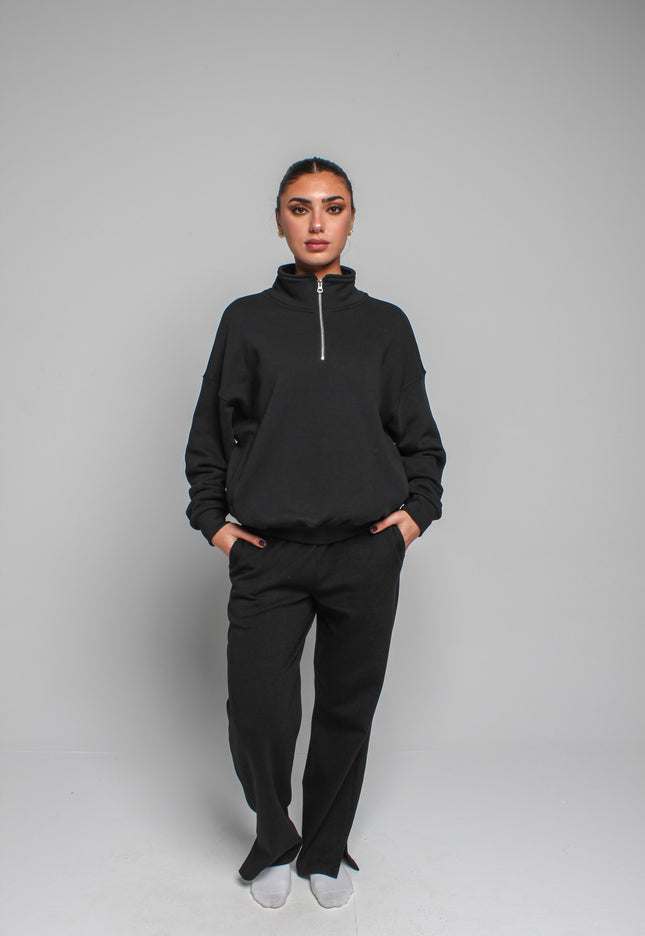 Oversized Zipper Neck Milton™ Sweater