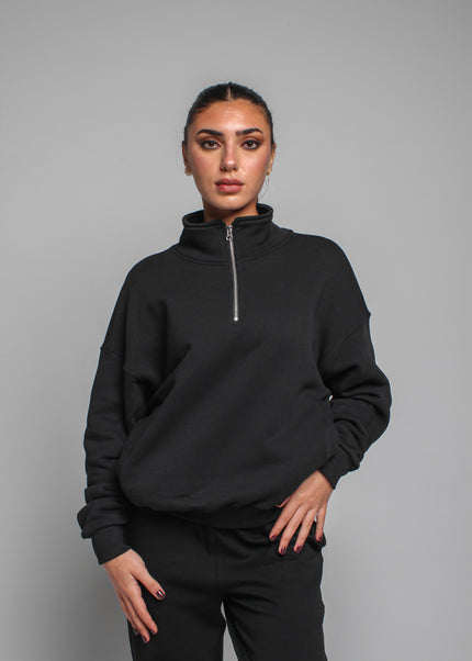 Oversized Zipper Neck Milton™ Sweater