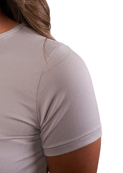 Microfiber Fitted Half Sleeve Top