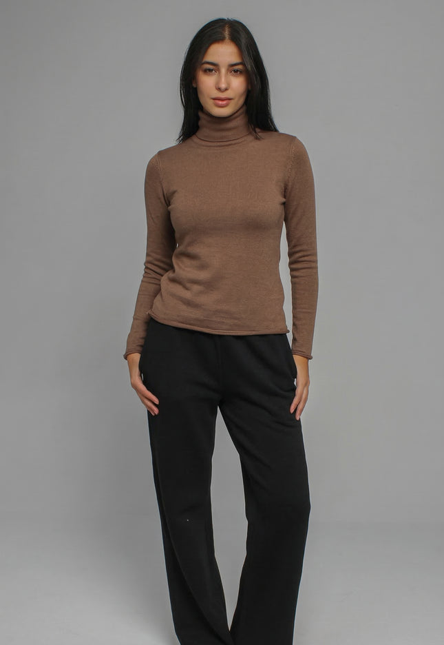 Knitted High Neck Sweater