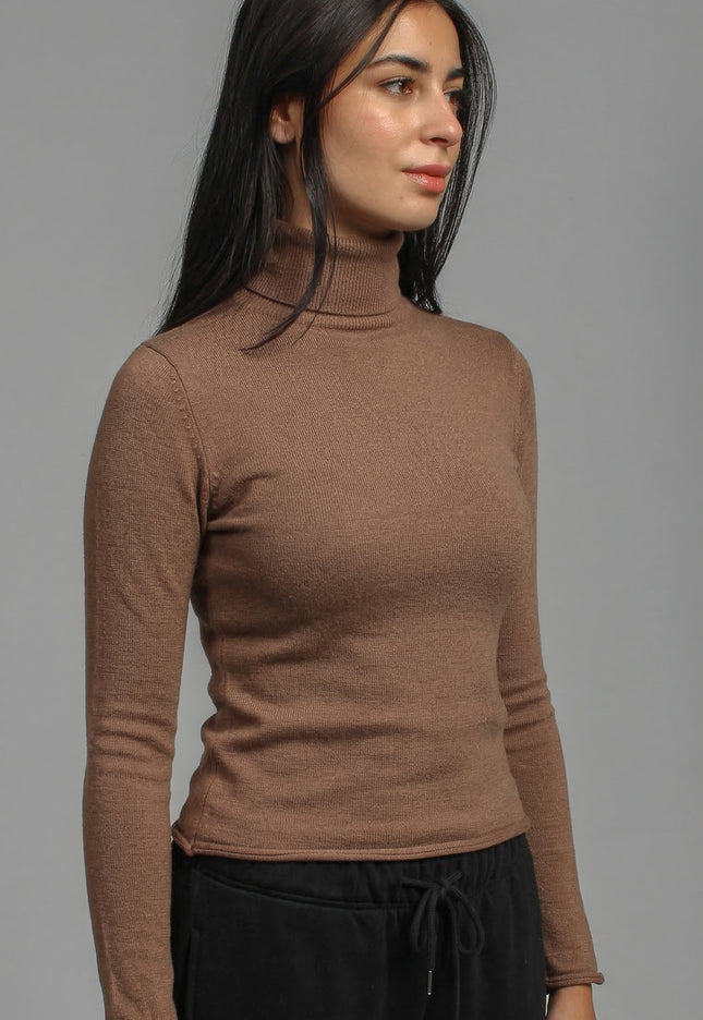 Knitted High Neck Sweater