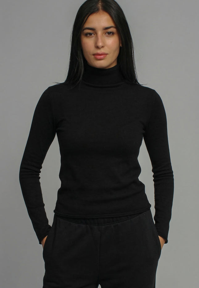 Knitted High Neck Sweater