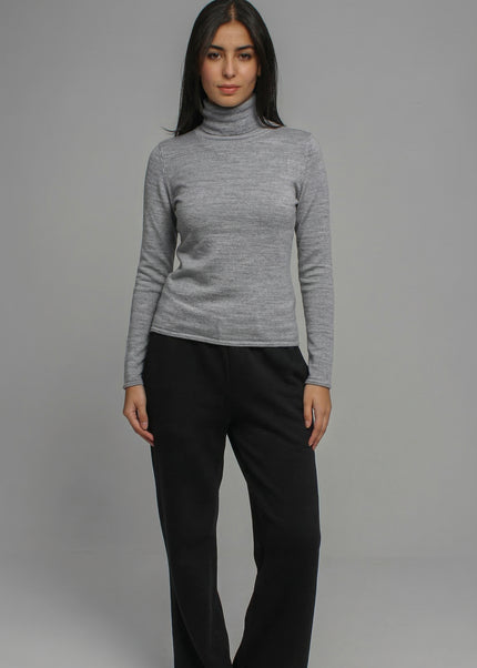 Knitted High Neck Sweater