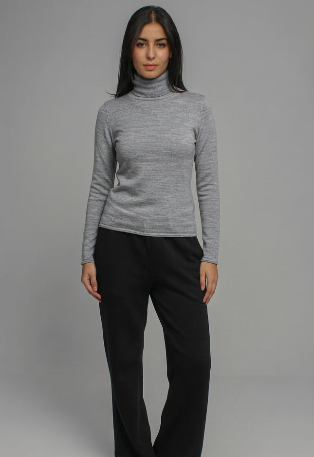 Knitted High Neck Sweater