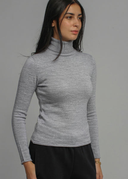 Knitted High Neck Sweater