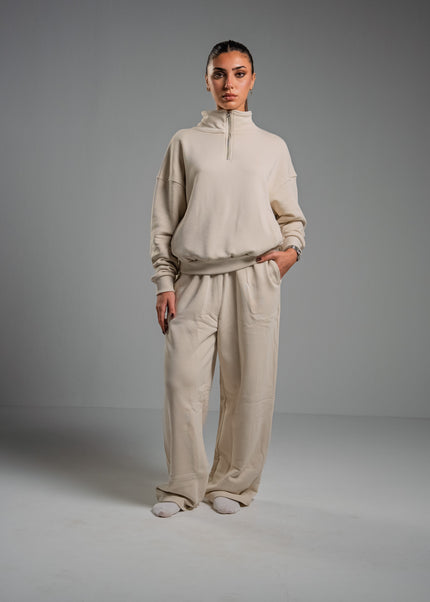 Oversized Zipper Neck Milton™ Sweater