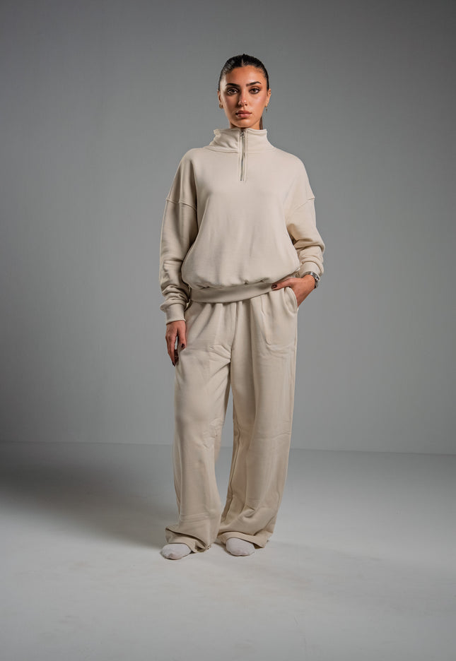 Oversized Zipper Neck Milton™ Sweater