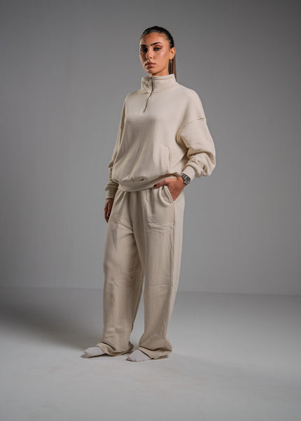 Oversized Zipper Neck Milton™ Sweater