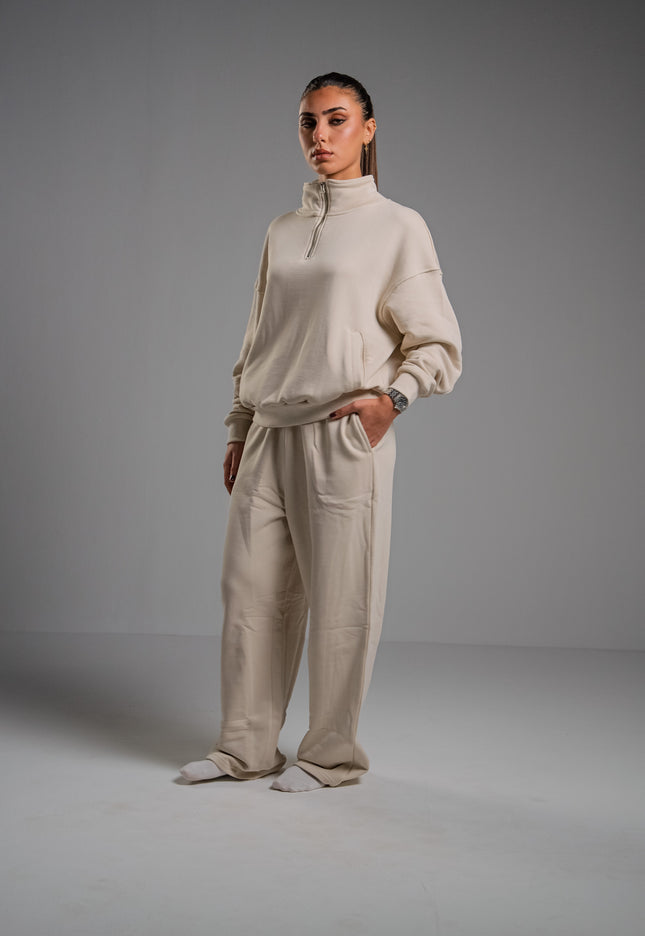 Oversized Zipper Neck Milton™ Sweater