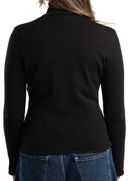 Knitted High Neck Sweater