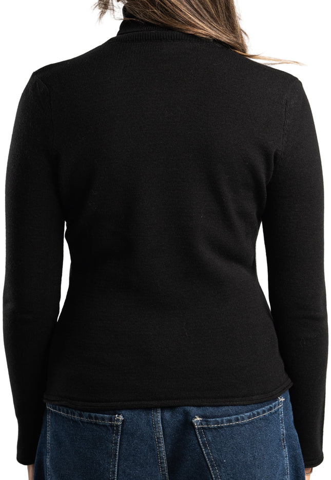 Knitted High Neck Sweater