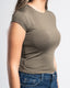 Polyamide Double Layer Half Sleeve Top