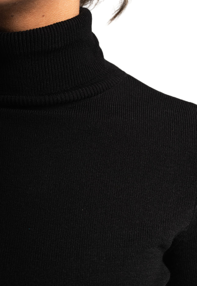 Knitted High Neck Sweater