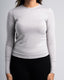 Microfiber Fitted Long Sleeve Top