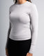 Microfiber Fitted Long Sleeve Top