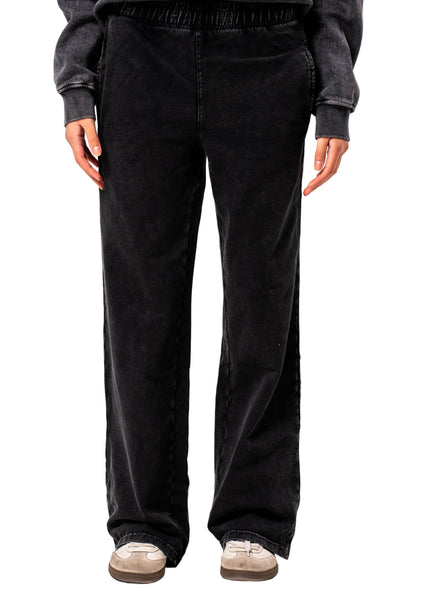 Washed Straight Leg Pants