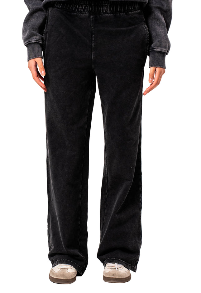 Washed Straight Leg Pants