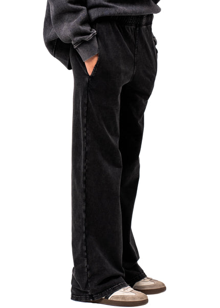 Washed Straight Leg Pants