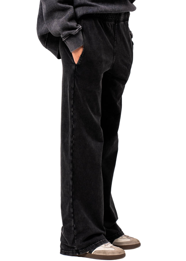 Washed Straight Leg Pants