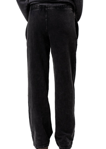 Washed Straight Leg Pants