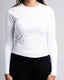 Microfiber Fitted Long Sleeve Top