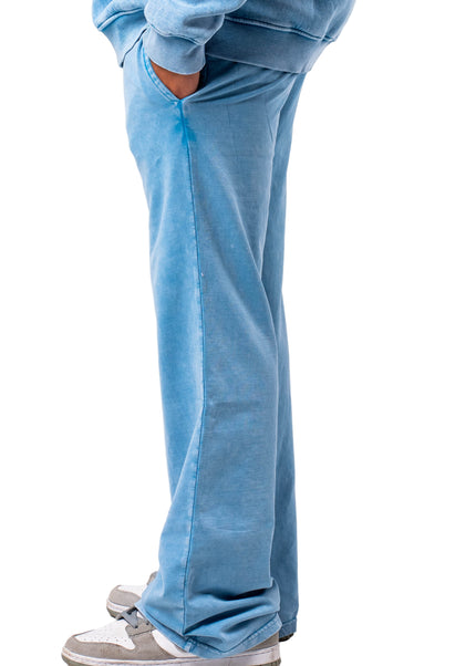 Washed Straight Leg Pants