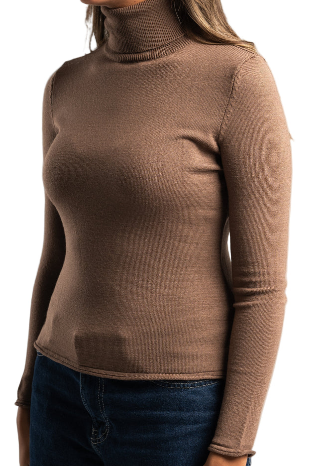 Knitted High Neck Sweater