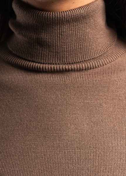 Knitted High Neck Sweater