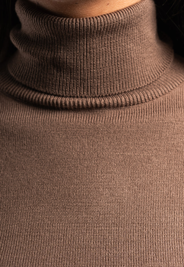 Knitted High Neck Sweater