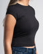 Polyamide Double Layer Half Sleeve Top